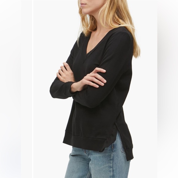 Michael Stars EUC Sz M Black “Kingsley” Long Sleeve Tunic Top - Picture 3 of 3